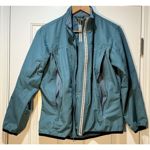 VINTAGE Nike Women’s Windbreaker Running Outdoor Jacket Air Vents Size Small 4/6 - Picture 3 of 6